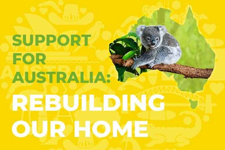 Crazy Domains Australia Bushfire Donation - Support for Australia Rebuilding our Home